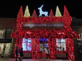 Good Things For All Seasons in Grapevine decorated during Christmas Capital of Texas