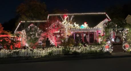 A Grapevine home decorated during Christmas Capital of Texas