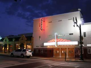 Exterior view of Palace Arts Center in Grapevine, Texas